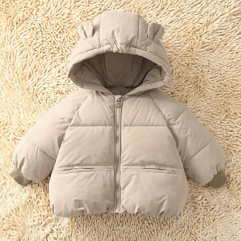 Cold Winter Kids Thicken Warm Jackets Children Down Cotton Outerwear Plush Thick Coat For Russia Baby Boys Girls Cotton Coats 241223