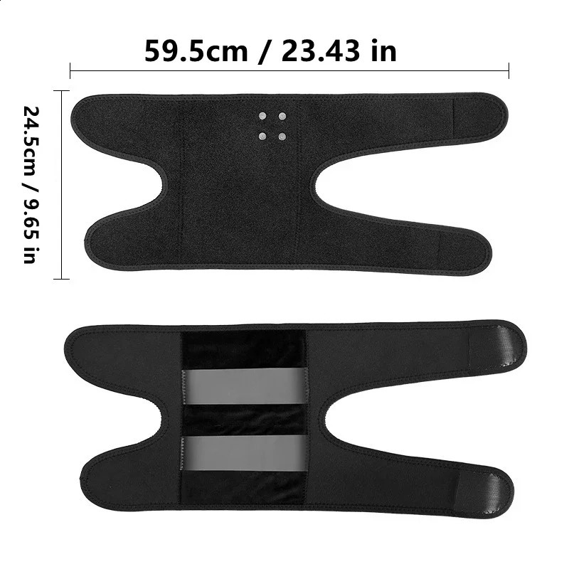Rechargeable Heated Knee Massager Shoulder Support Adjustable Vibration and Heat Modes for Knees Elbows Shoulders Relaxation Leg 241224
