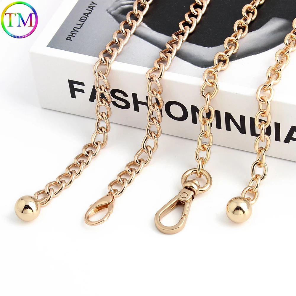 1-5-10 pieces of 7mm wide 120cm metal bag chain straps with adjustable ball length used for DIY replacement of shoulder straps and wallet accessories 