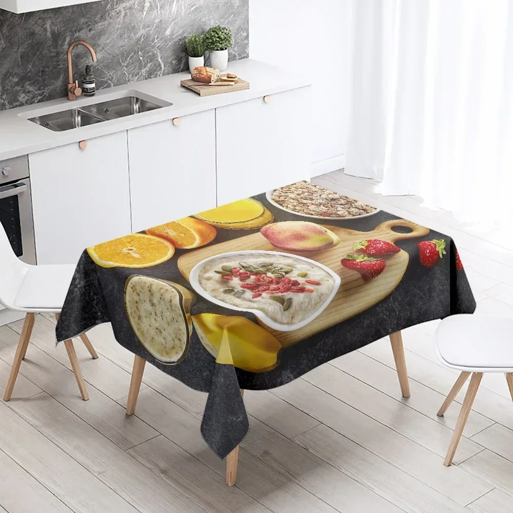 Mysterious Texture Printed Tablecloth Home Decor Rectangular Party Anti-Fouling Dustproof Cloth 2022 November-2
