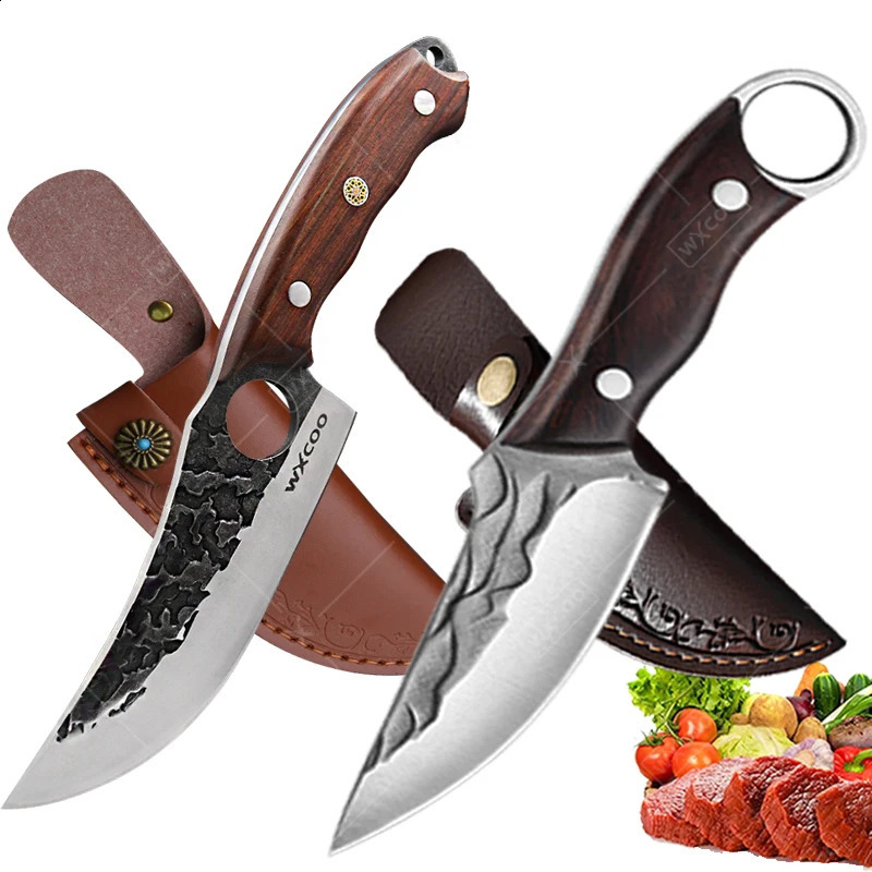 Professional Cooking Chef Knife Forging Boning Knife Fruit Slicing Practical Knife Meat Cutting Barbecue Kitchen Knife and Accessories 241224
