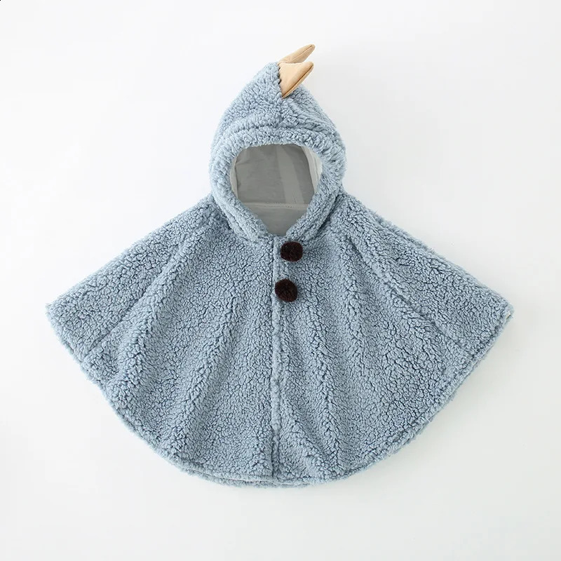 0-3 Years Baby Boy Coat Cloak Cartoon Autumn Winter Cute Baby Girl Poncho Cape Infant Toddler born Jacket Outwear 241223