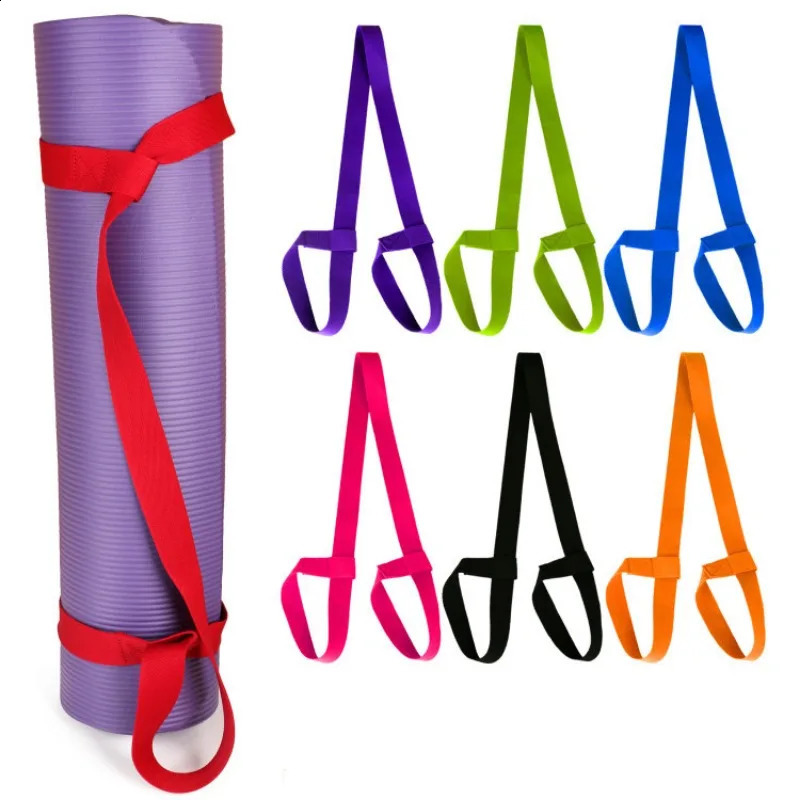 Yoga Mat Strap Belt Adjustable Shoulder Sports Sling Carry Exercise Stretch Fitness Elastic 241216
