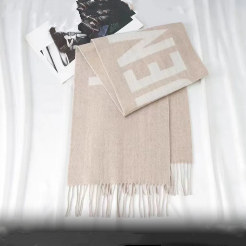 Designer Scarf Women Wool Scarf Designers Letter Silk Scarf Multi-Pink Cashmere Winter Echarpe Beige Black Echarpe Luxe Scarves 180*35CM