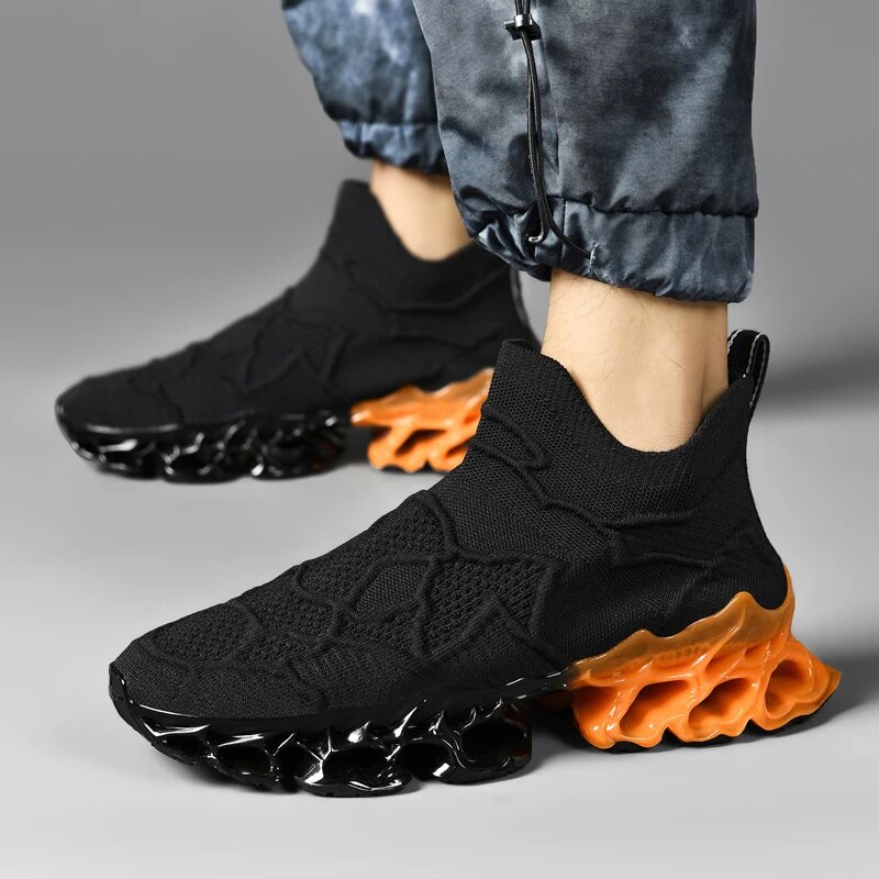 Lexsan Men Shoes Sneakers Male Tenis Luxury Designer Shoes Mens Casual Platform Shoe Fashion Blade Loafers Running Shoe for Men
