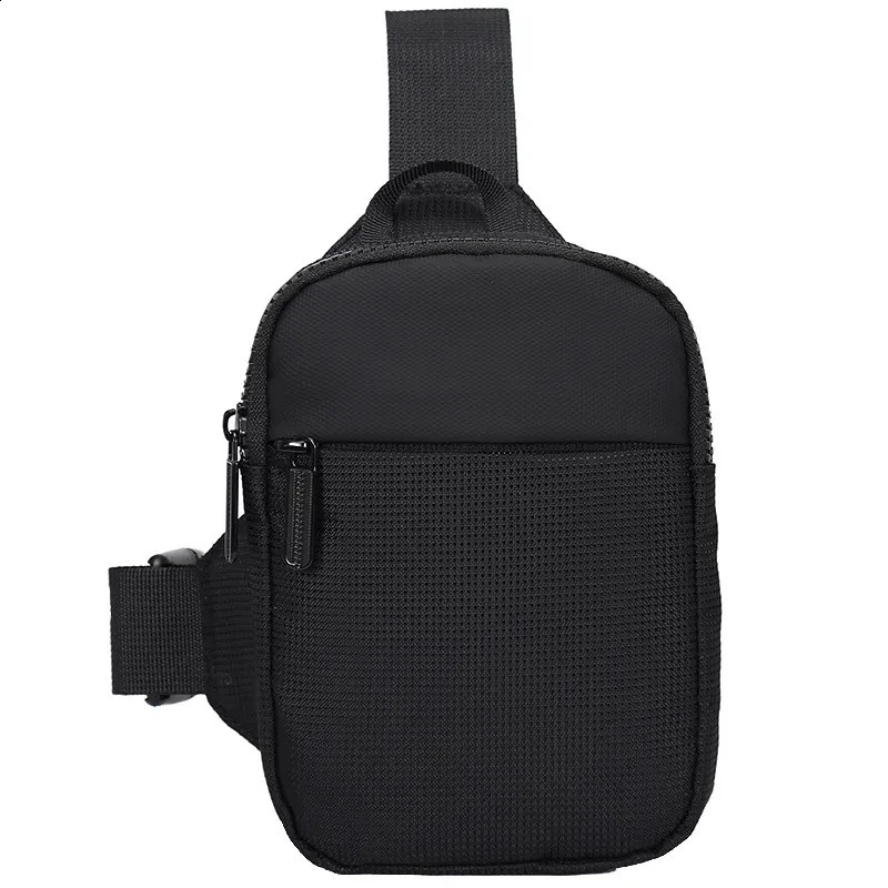 Japanese Mens Chest Bag Fashion Small Canvas Shoulder Crossbody Bags for Man Mini Cloth Sling Sport Cross Phone Male Handbag 241224