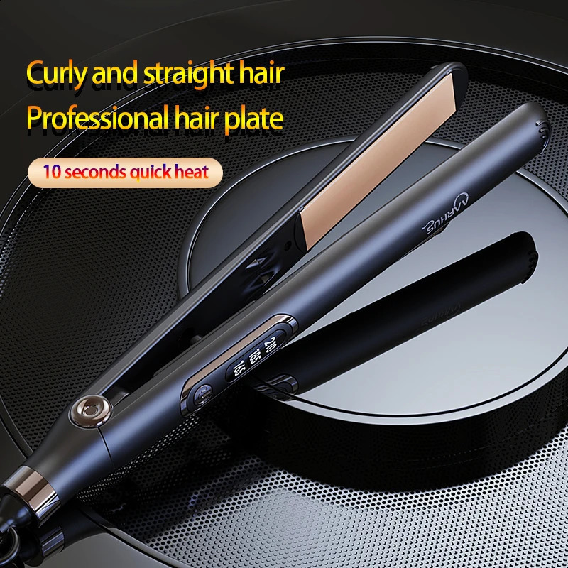 10 Seconds Fast Heating Hair Straightener Curler 2 In 1 No Damage To Hair Professional Styling Tools And Accessories 241224