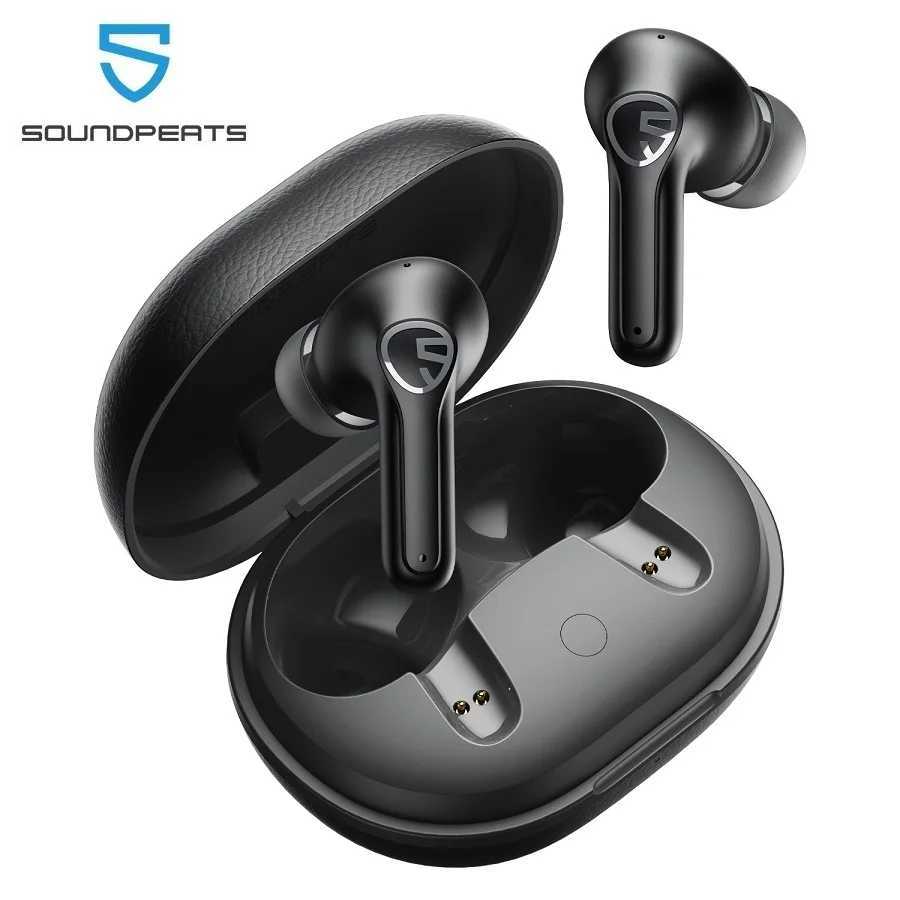 SoundPEATS T3 pro Wireless Earbuds Active Noise Cancelling V5.4 Earphones with 4 Mic12mm DriverMtipoint Connection Z241218