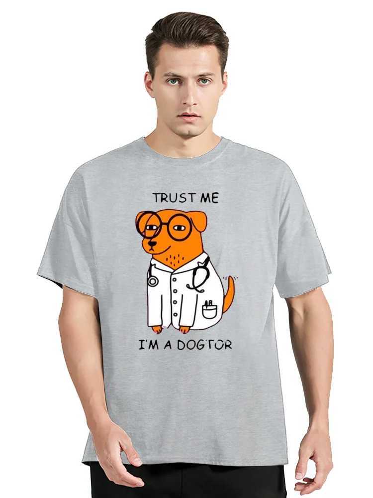 Believe me I am a doctor a student nurse a T-shirt girl designing your pure cotton shirt womens shirt W241223