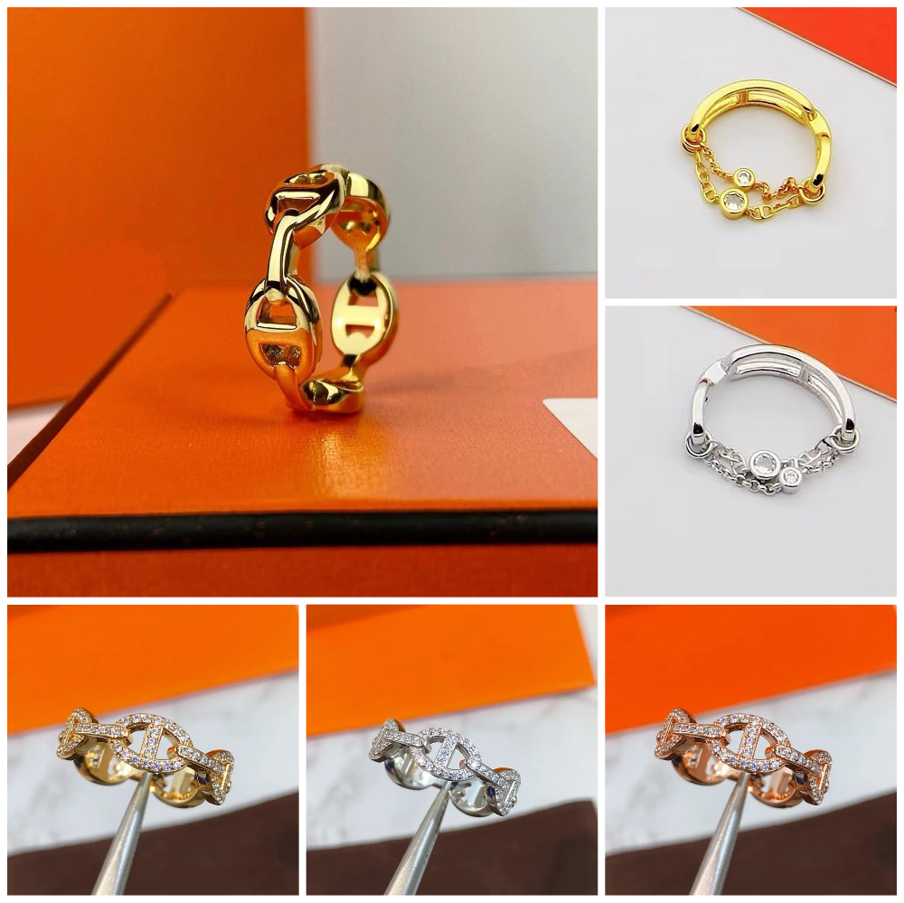 designer ring rings designer for women engagement ring copper 18k gold jewelry Vintage wedding ring diamonds couple silver ring rings for men jewelery ring mom gifts