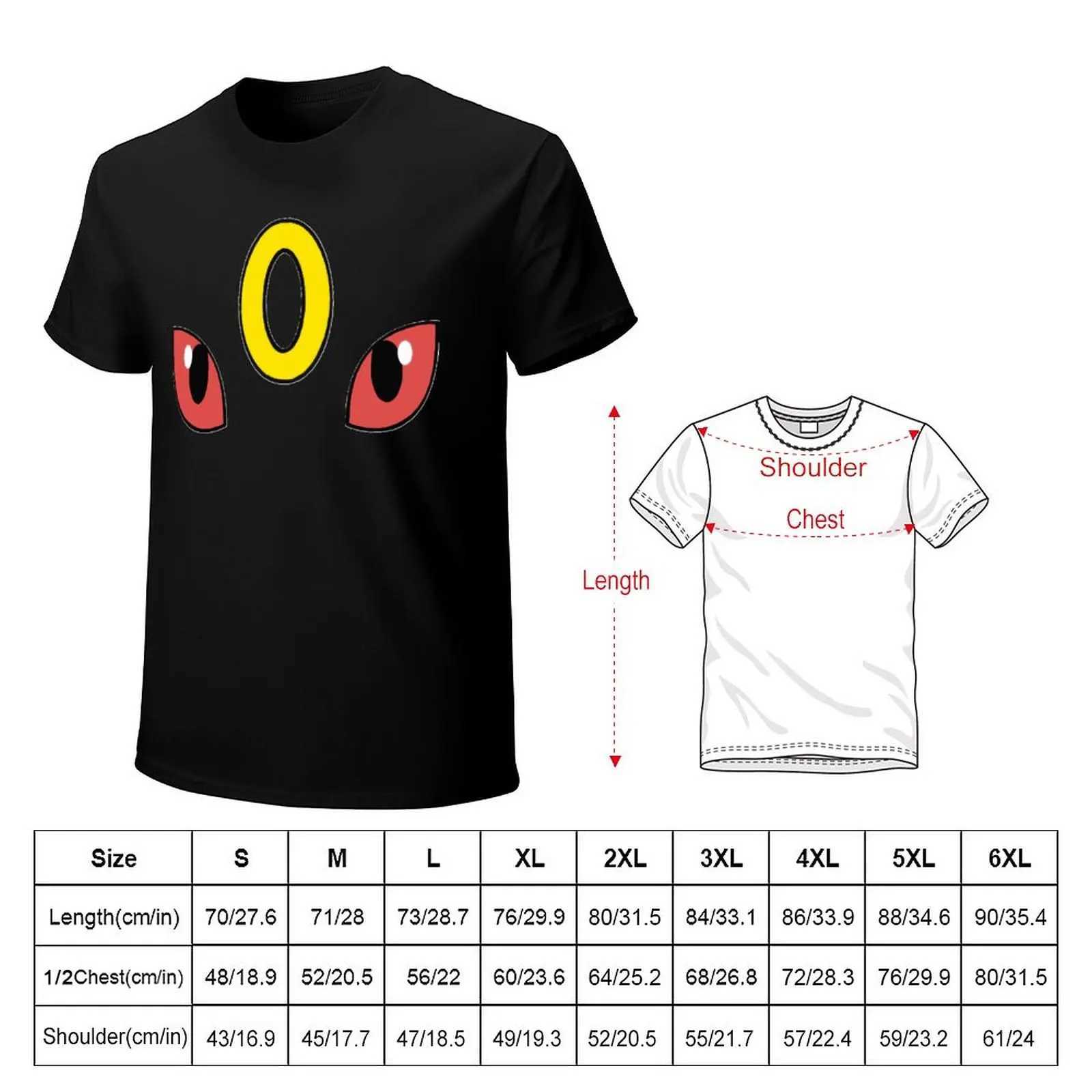 Umbrion Eyes t-shirt plain t-shirt anime t-shirt mens clothing mens t-shirt graphic W241223