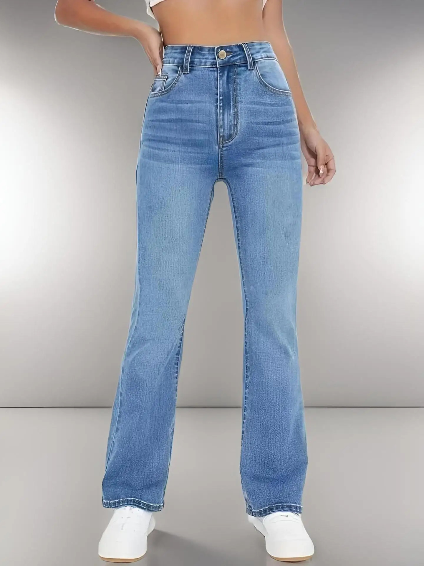 womens jeans slimming European and American style casual high waisted washed denim shorts 250317