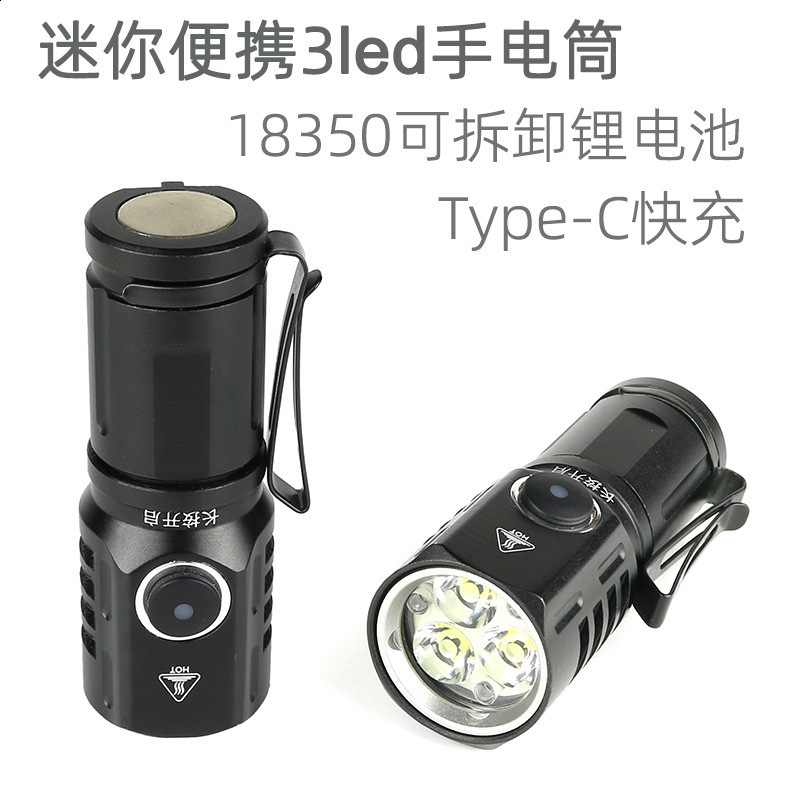 Wurkkos TS10 V2 14500 Powerful Mini EDC Flashlight with 3* 90 CRI LEDs and 3* RGB Aux LEDs Anduril 2.0 Max 1400lm IPX8 Torch 241107