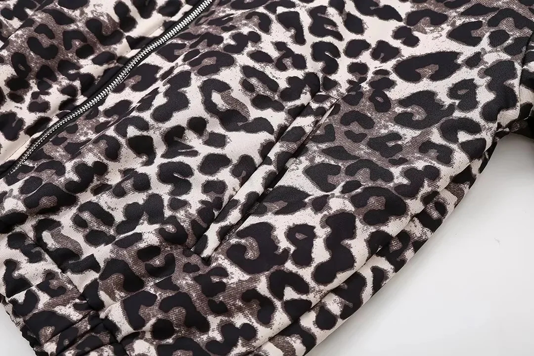 Womens Leopard Print Printed Jacket 241223