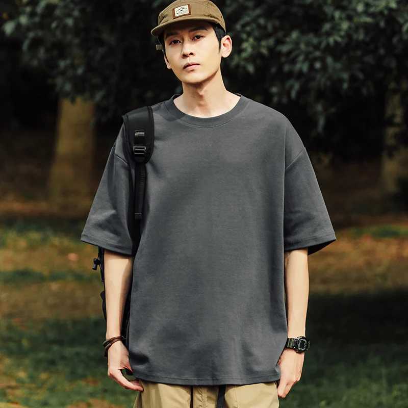 High quality mens T-shirts for summer sales cotton mens T-shirts Versatile short sleeved T-shirts boys basic flat top oversized 4XL W241223