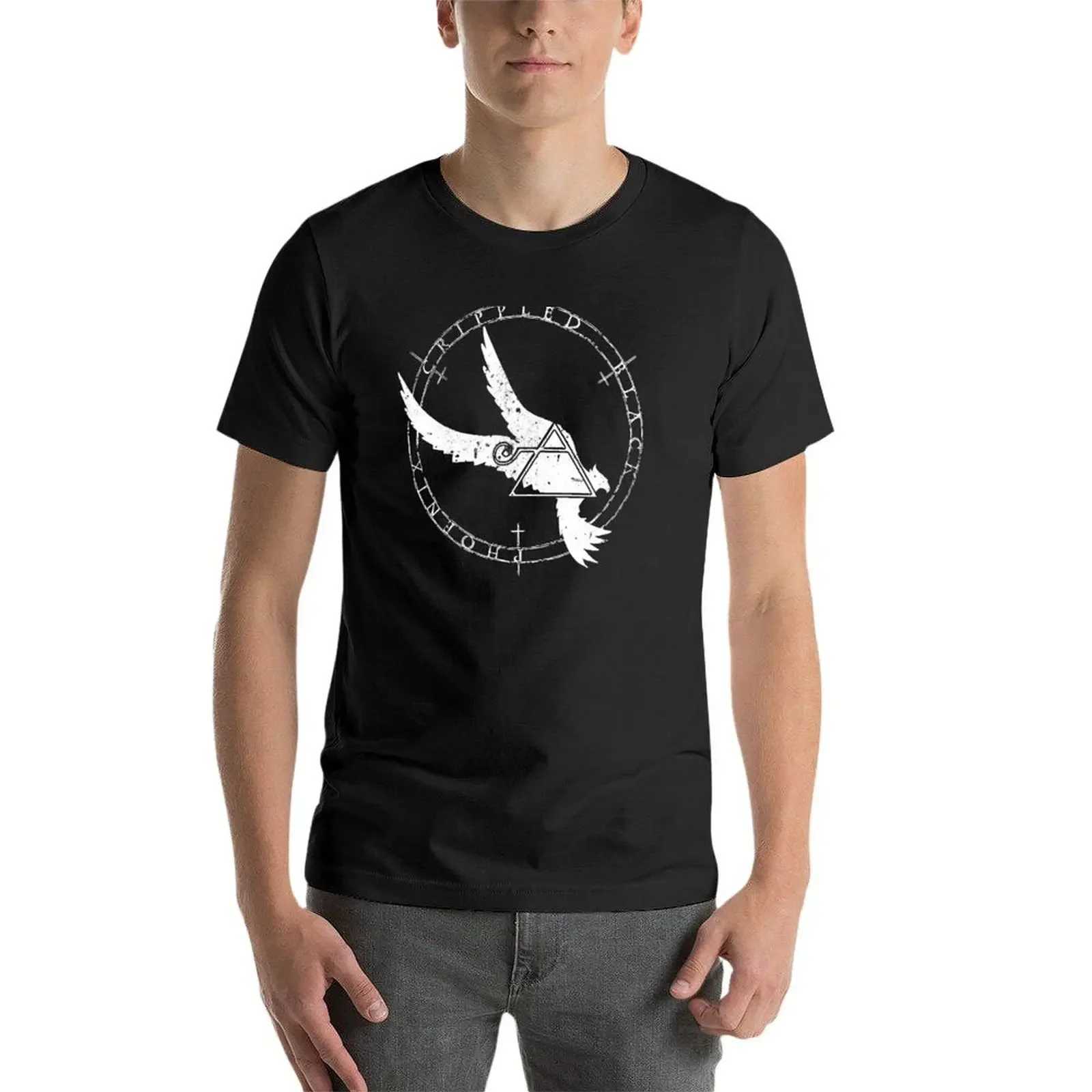 Limped Black Phoenix 205 A.D. (White V.) T-shirt oversized sports shirt fan black summer top solid color mens T-shirt W241223