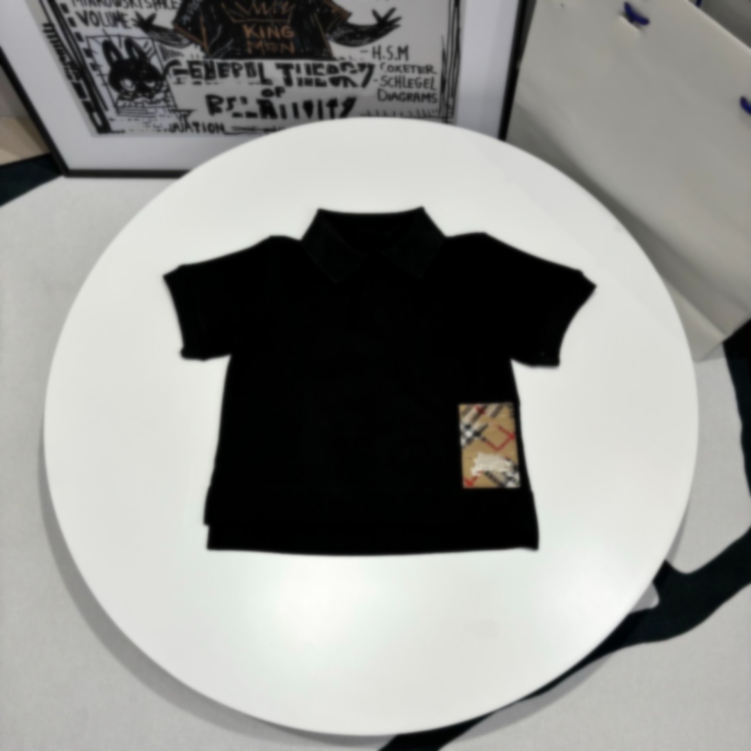 Tshirts baby tshirts 2025 new style kid polo t shirt kids designer clothes girl boy lapel tshirt top Designers streetwear luxury Summer Sports son daugh Y250111JRCO