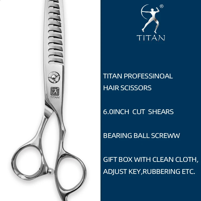 Titan professional hair scissors cutting salon scissor barber thinning shears hairdressing scissors 241224