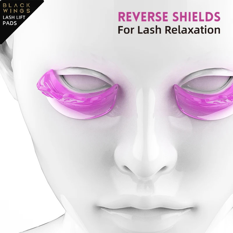 Reverse Shields rEyelash ing Curler Lift Pads Eyelash Pads Rods For LashLift Silicone For Eyelashes Makeup Beauty Too 250103