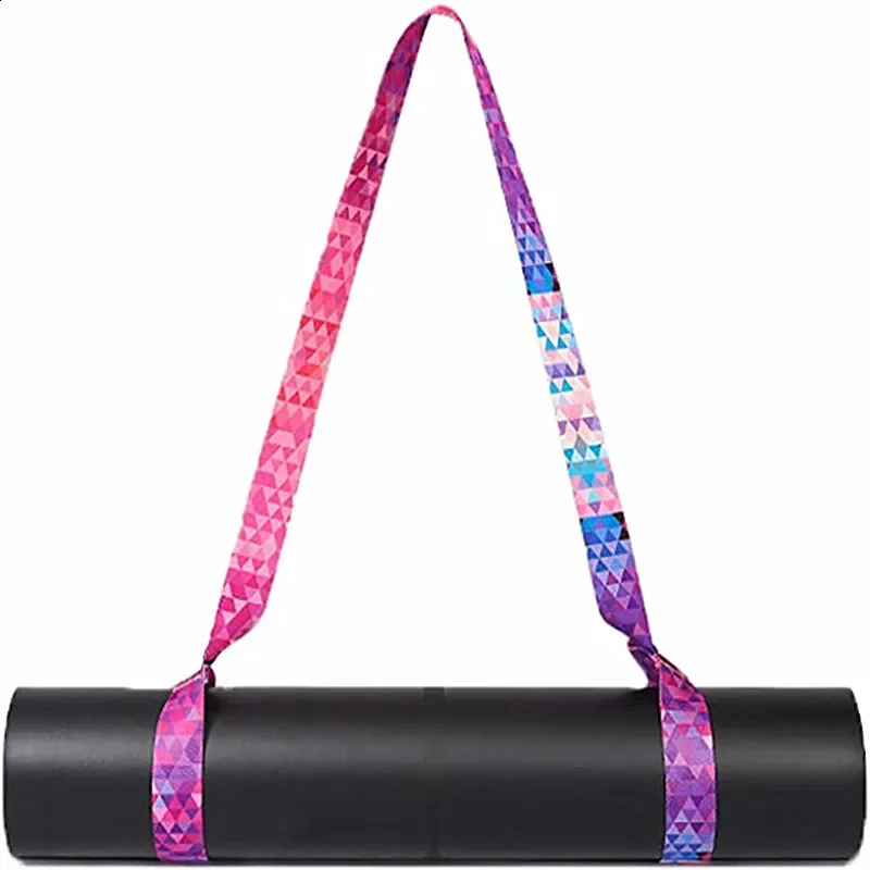 1Pcs Yoga Mat StrapAdjustable Exercise Sling Shoulder StrapExercise Stretch Fitness EquipmentElastic Strap 241216
