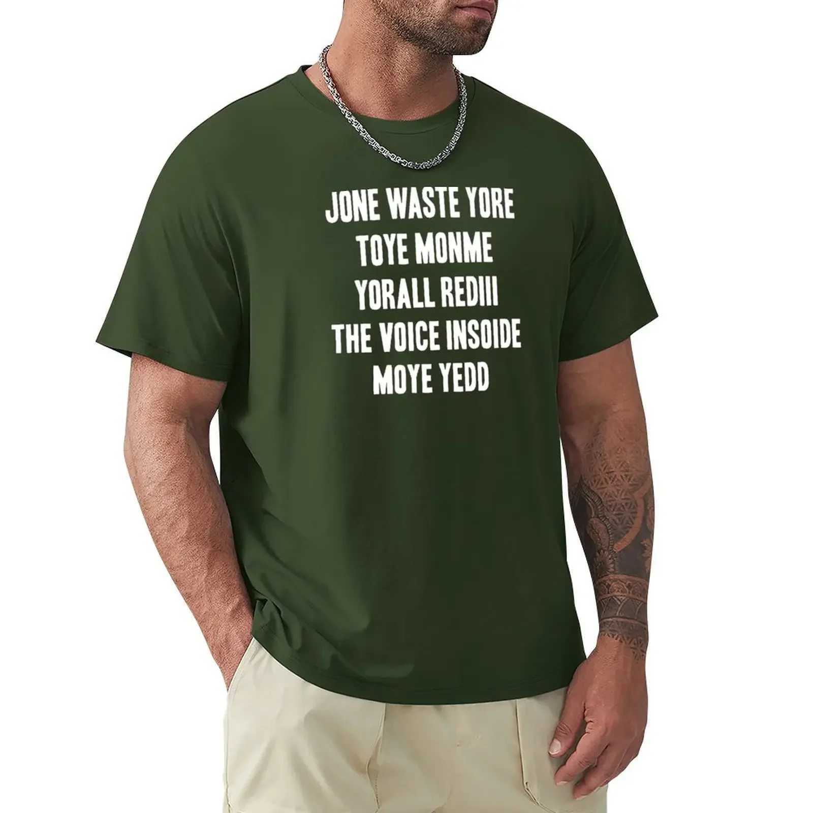 Customize plain T-shirt for men dont waste time on me I miss you Blink-82 T-shirt W241223
