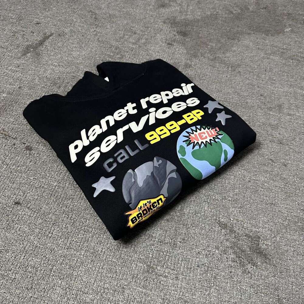 Y2k Mens Clothing Men Graphic Printed Quality Heavyweight Loose Pullover Streetwear High Street BP Hoodies ropa hombre