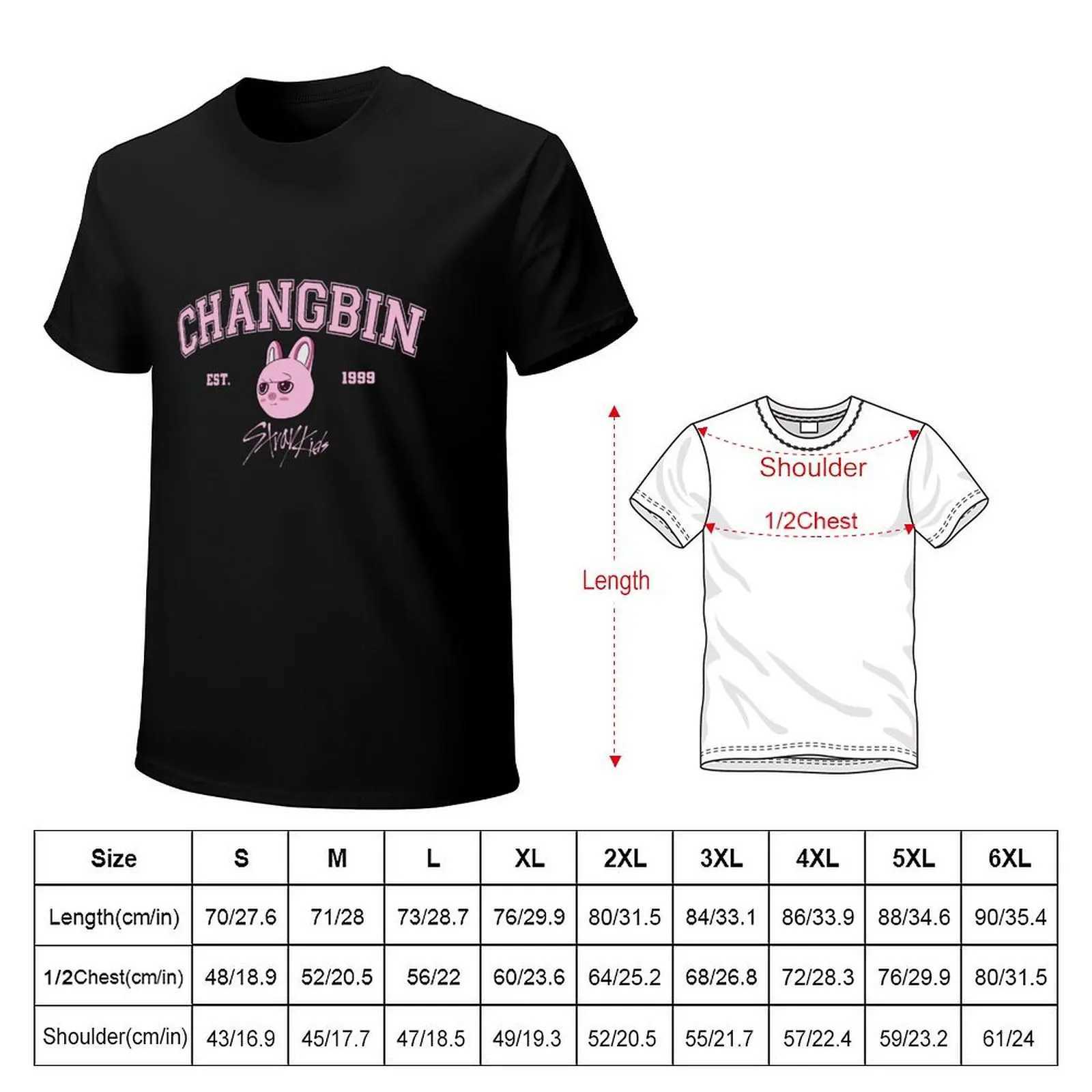 Zhang Bin Cute Member T-shirt Pure Anime Character Mens T-shirt Mens W241223