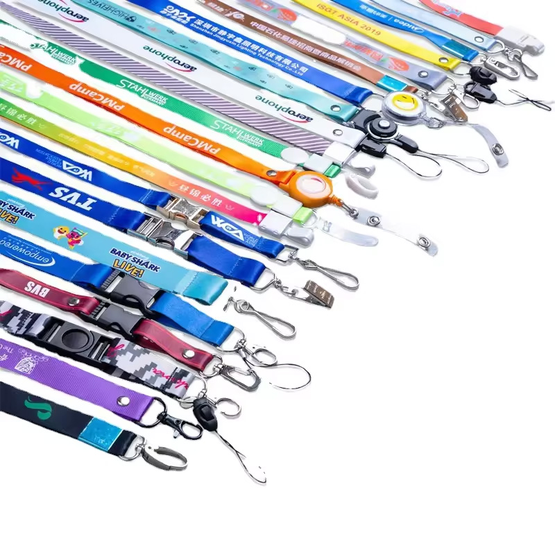 Customization LOGO Phone Lanyard Neck Hanging Lanyards for Keys ID Card ,Polyester Lanyard lanyards,Custom Breakaway Sublimation Keychain Lanyards Wit