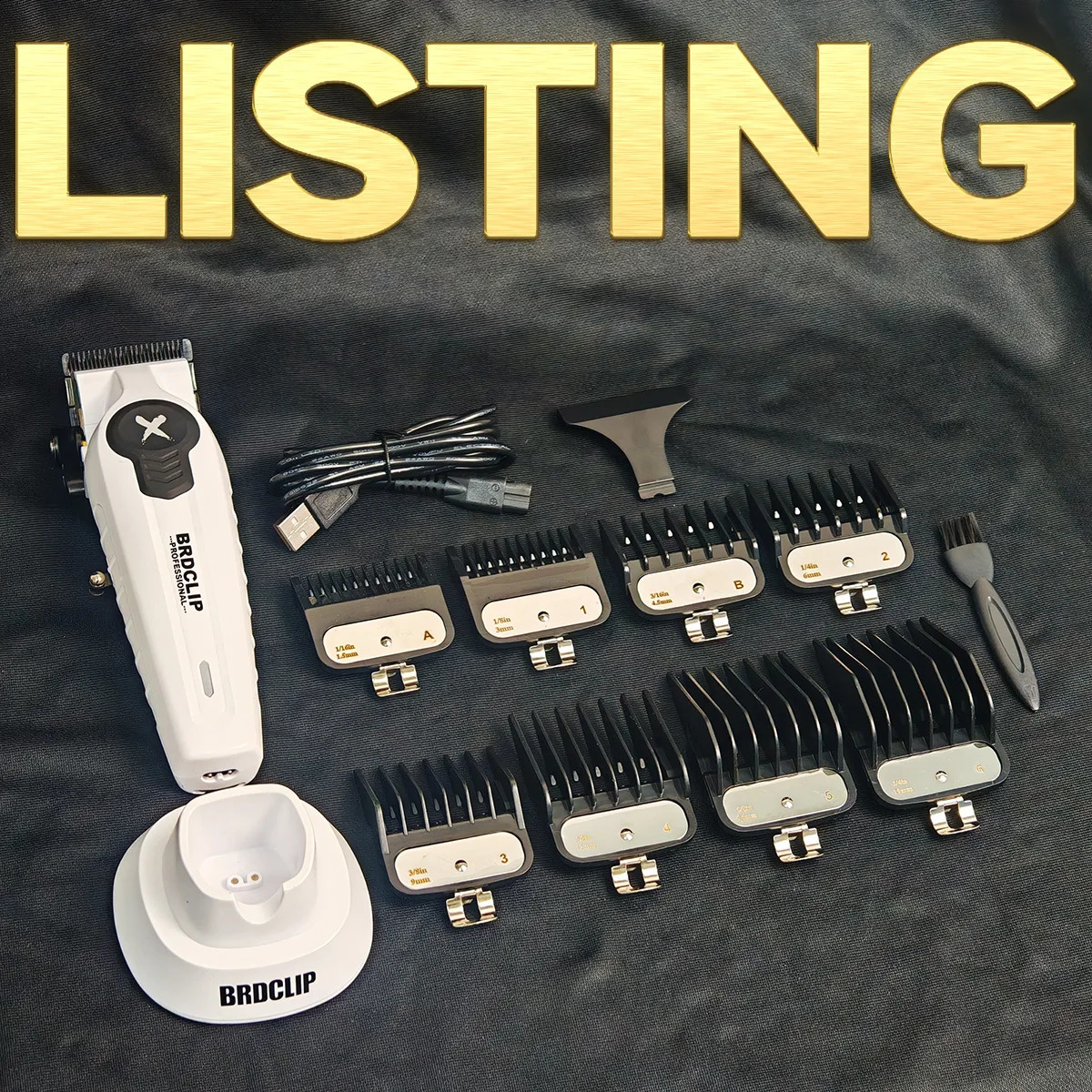 BRDCLIP X Series White FA1C 8800RPM Professional Electric Hair Clipper Hair Trimmer For man Gradient DLC Blade Barber Shop 241224