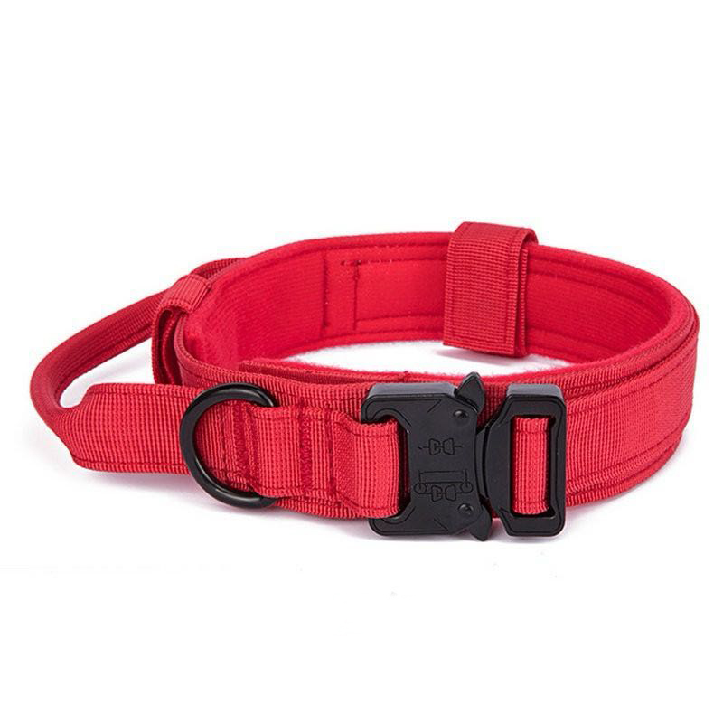 Pet Dog Collar Leash Set Nylon Material Durable Dog Collar Reflective Leash Pet Tactical Training
