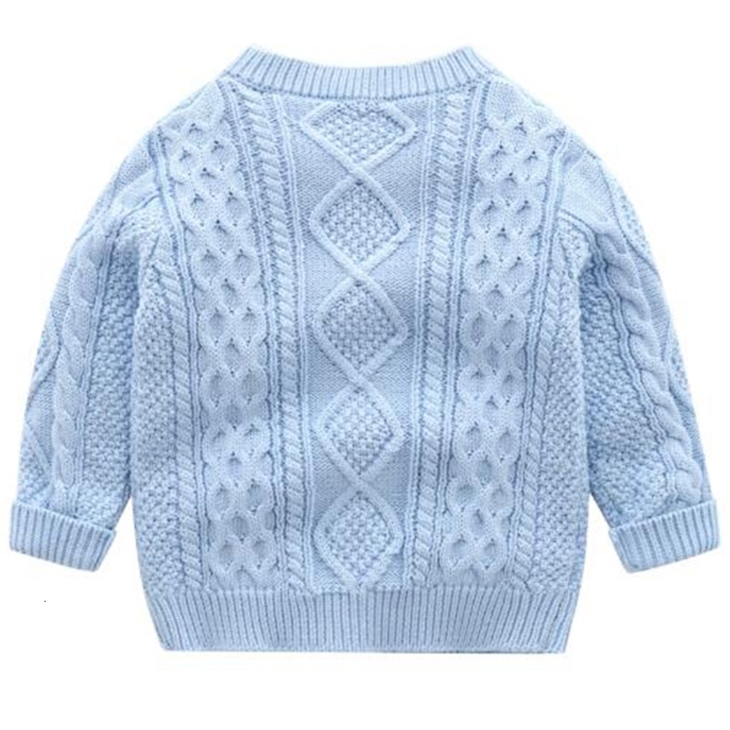 Cardigan Baby Sweater Knitted Boys Girls Toddler Solid Sweater Handmade Infant Single Breasted Cardigan Kids born Clothes 241223