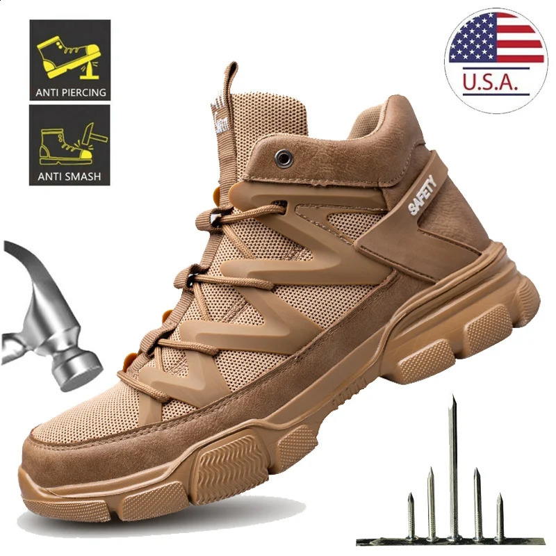 Safety Shoes Men Co… - image