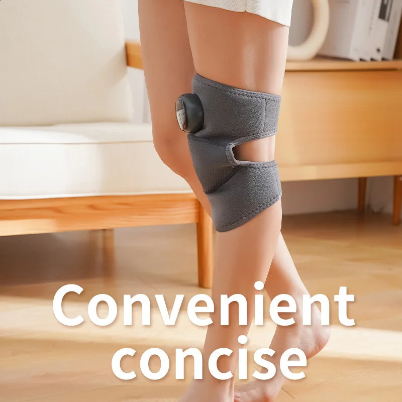 Heated Knee Massager warm Compress Joint Protection Neck Shoulder Knee Vibration Black Support Strap Health Care 241224