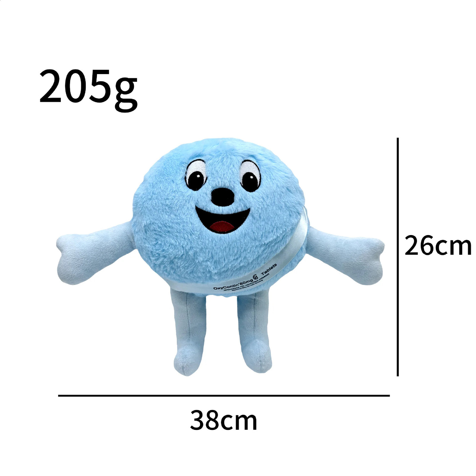 2pc painkiller netflix oxycontin Plush Toys Cute Soft Home Room Stuffed Pillow Dolls For Kid Birthday Christmas Gift 241223