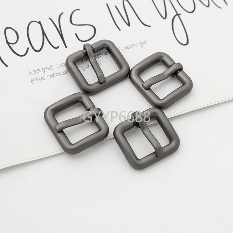 10-30-100 pieces of 17 * 16mm 3/8 matte gun color small-sized battery buckles used for purchasing DIY leather bags with adjustable buckles 241223
