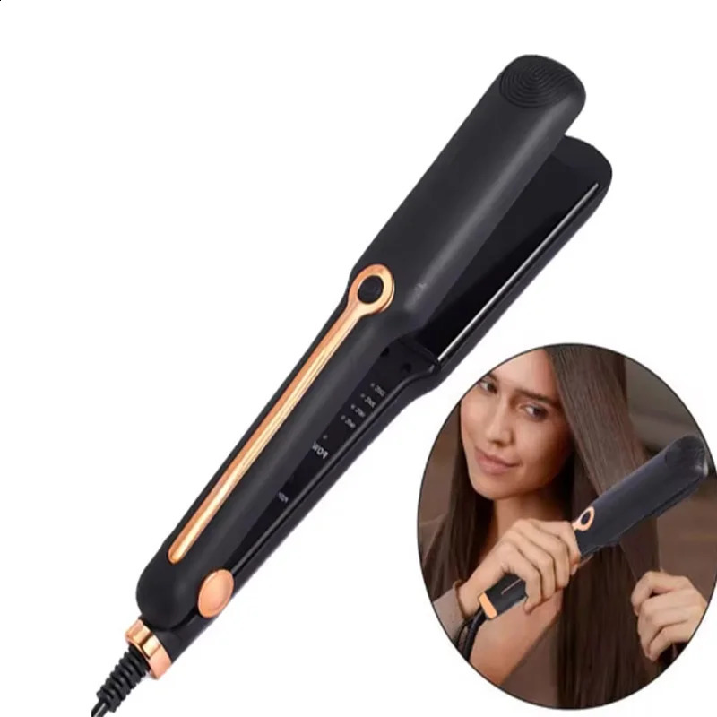 Professional ladies hair straightener portable small splint straight styling tool hair straightener and curler 2 in 1 241224