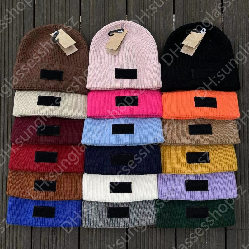 Luxury Hat Designer Beanie Classic Bonnet Warm Skull Cap Fashion Outdoor Winter Hats High Quality Knit Thicken Beanies Caps Bonnet 18 Colors