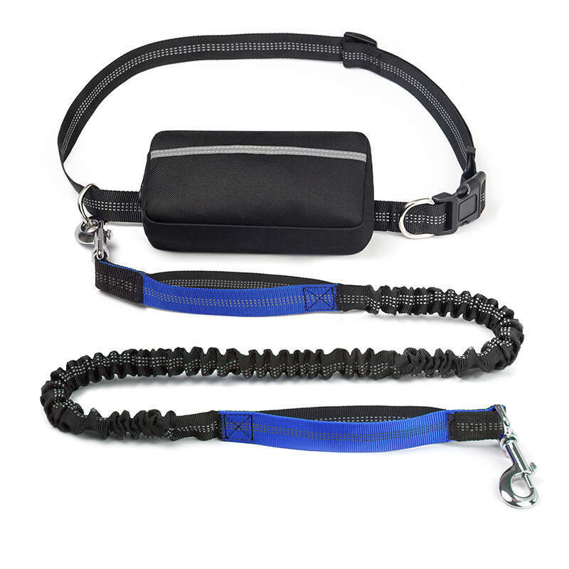 DHPET 3pcs/set Pet Supplies Hands Free Reflective Dog Leash Squeaky pet Toy and Dog Poop Bags