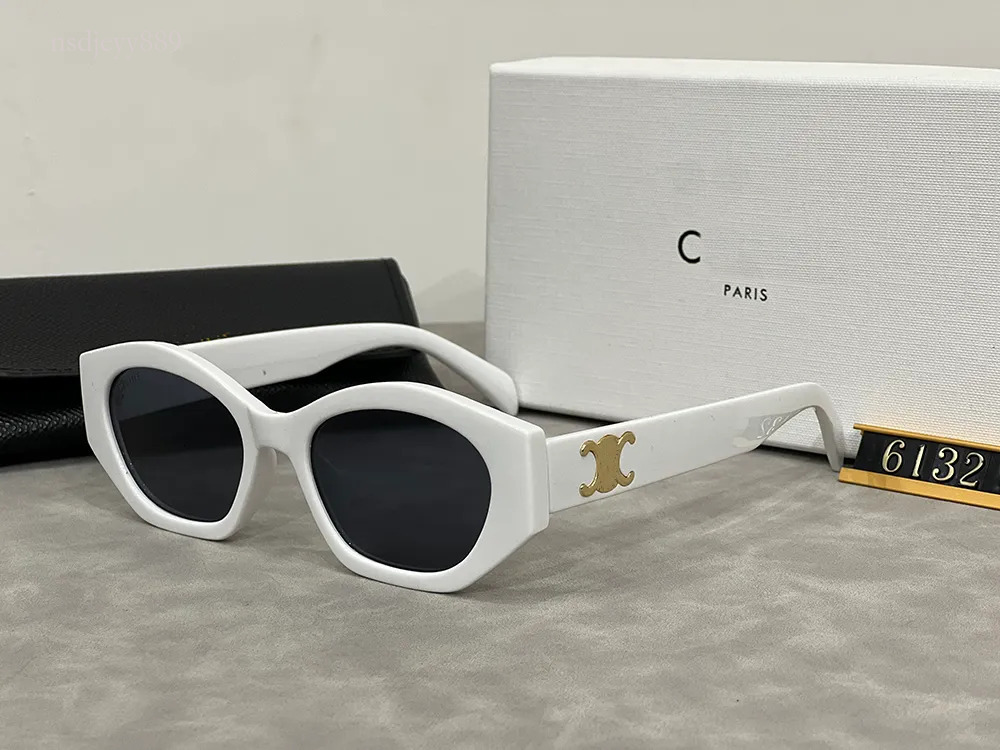 FashionBrand Mens and Womens Small Squeezed Frame Oval Glasses Premium UV 400 Polarized Rand Designer Outdoor Sports Sunglasses 9099