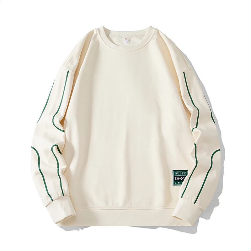 7XL 8XL large-sized long sleeved sweater round neck loose hoodie mens fashion trend high-quality simple fat Harajuku sweater 241223