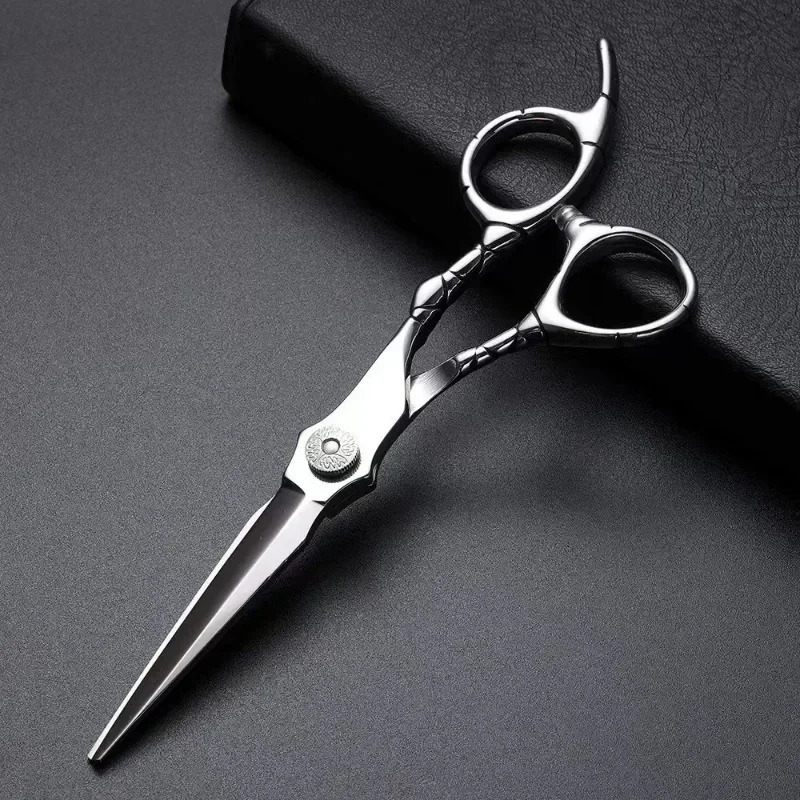 Professional Japan 440c Steel 6.0 Scissor Silver Hair Scissors Haircut Thinning Barber Cutting Shears Hairdressing Scissors 241225