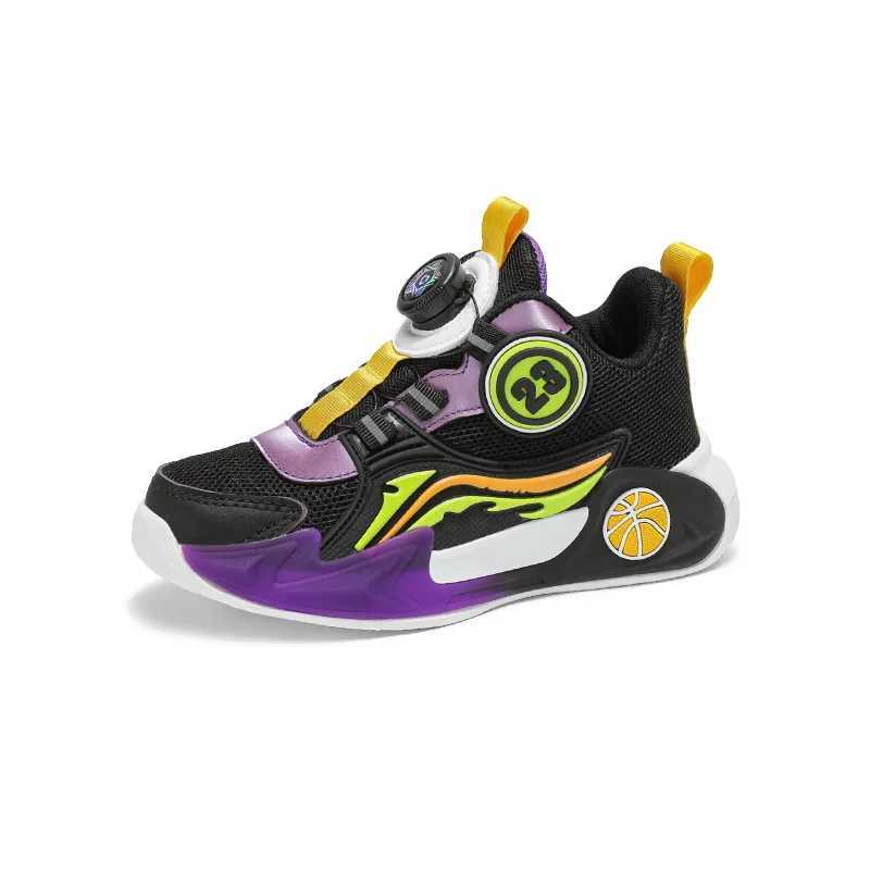 Athletic Outdoor Bchildren Shoes Boys Sneaker Breathable Non-slip School Basketball Kids Sneaker Comfortable Sports Tennis Shoes for Boy H241223