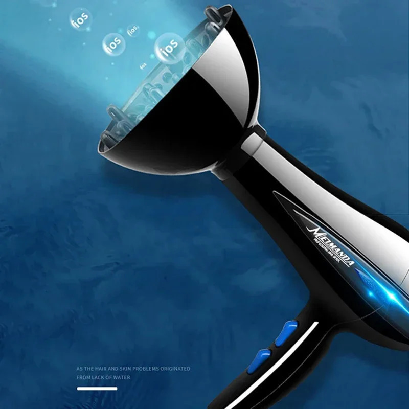 Hair Dryer Professional 1200W/2200W Gear Strong Power Blow Hair Dryer Brush For Hairdressing Barber Salon Tools Hair Dryer Fan 241225