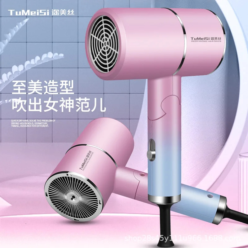 Origianl Powerful 800W Hair Dryer Fast Styling Blow Dryer And Cold Adjustment Air Dryer Nozzle For Barber Salon Tools 241225
