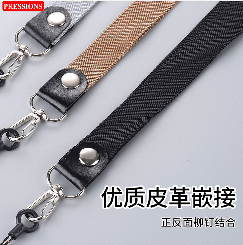 Factory Customization Lanyard Neck Strap for id card Holders with black Lanyards Office Neck Strings/Strap USB Camera MP3 DIY phone hang Slings rope