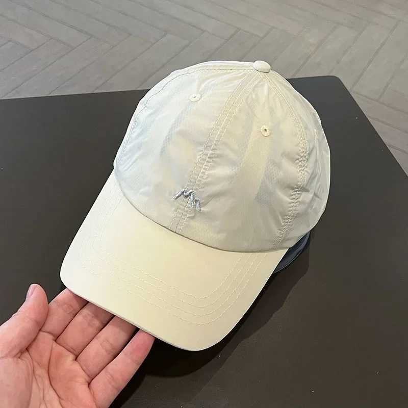 Summer Quick baseball cap UV protection sun protection duckbill cap fashionable mesh toe cap outdoor sports sun protection cap W241225