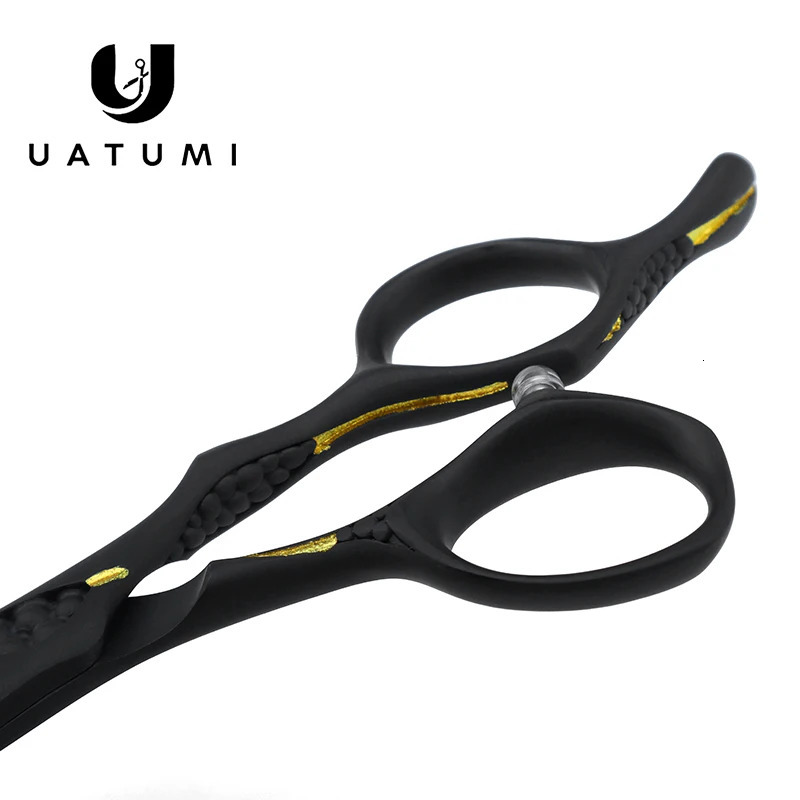 UATUMI 6.3INCH professional hair tools stylist barbershop special hair scissors salon 241225