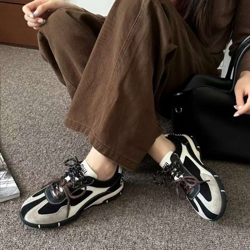 2024 latest trend fashion sneakers flat casual sports versatile German lace-up outdoor training shoes regqbfgg