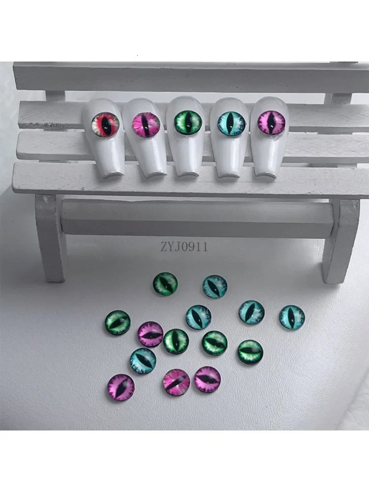 Nail Art Jewelry Dark Funny Wind Three-dimensional Opal Resin Cartoon Nail Art Diamond Jewelry 241225