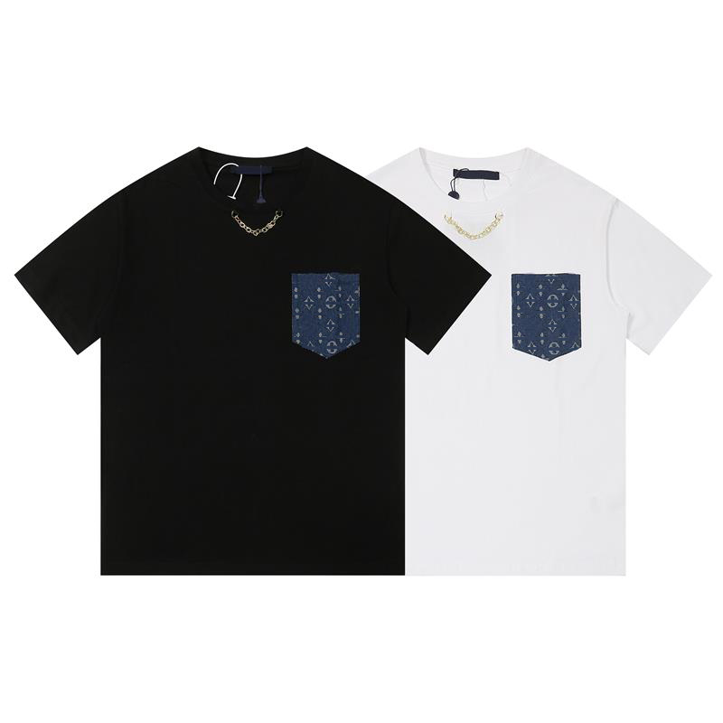 Fashionable Men's Pure Cotton Tee with Letter Design - Versatile Summer Short Sleeve Shirt